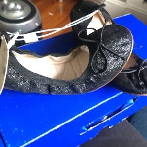 NWT Foldable girls ballet flats